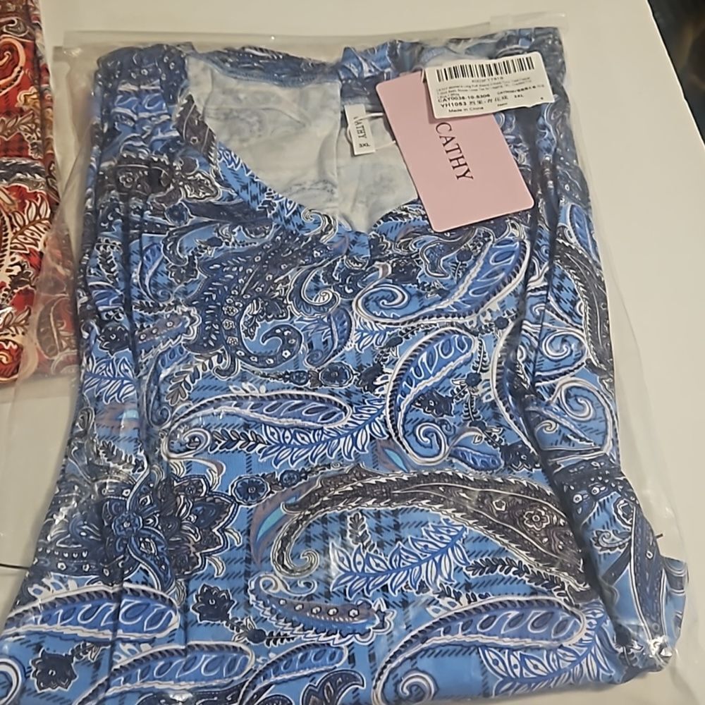 Cathy Woman Puff Sleeve Top New 3xl